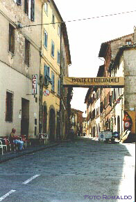 Ingresso paese Radicondoli(si)